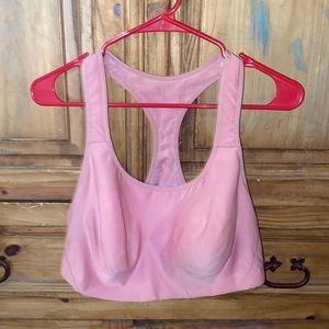 Pink Sports Bra